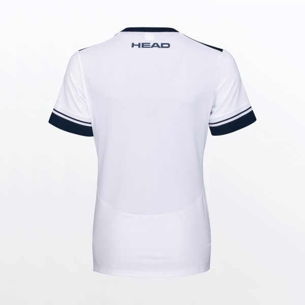 Женская футболка Head Performance T-Shirt (White/Orange) для большого тенниса